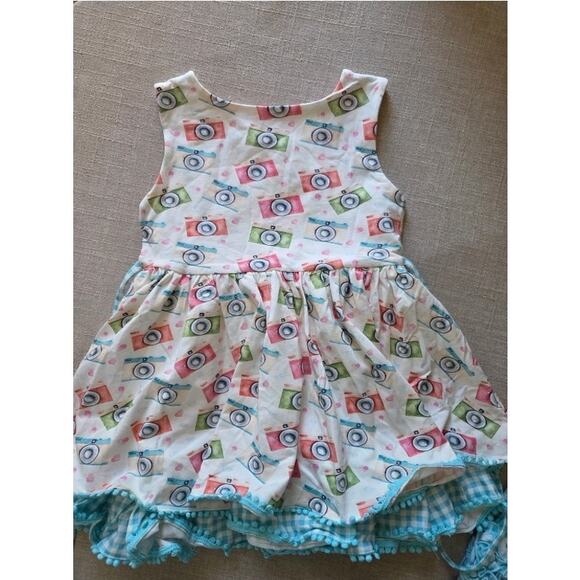 Girl August Camera Print Dress - Picture 4 of 5